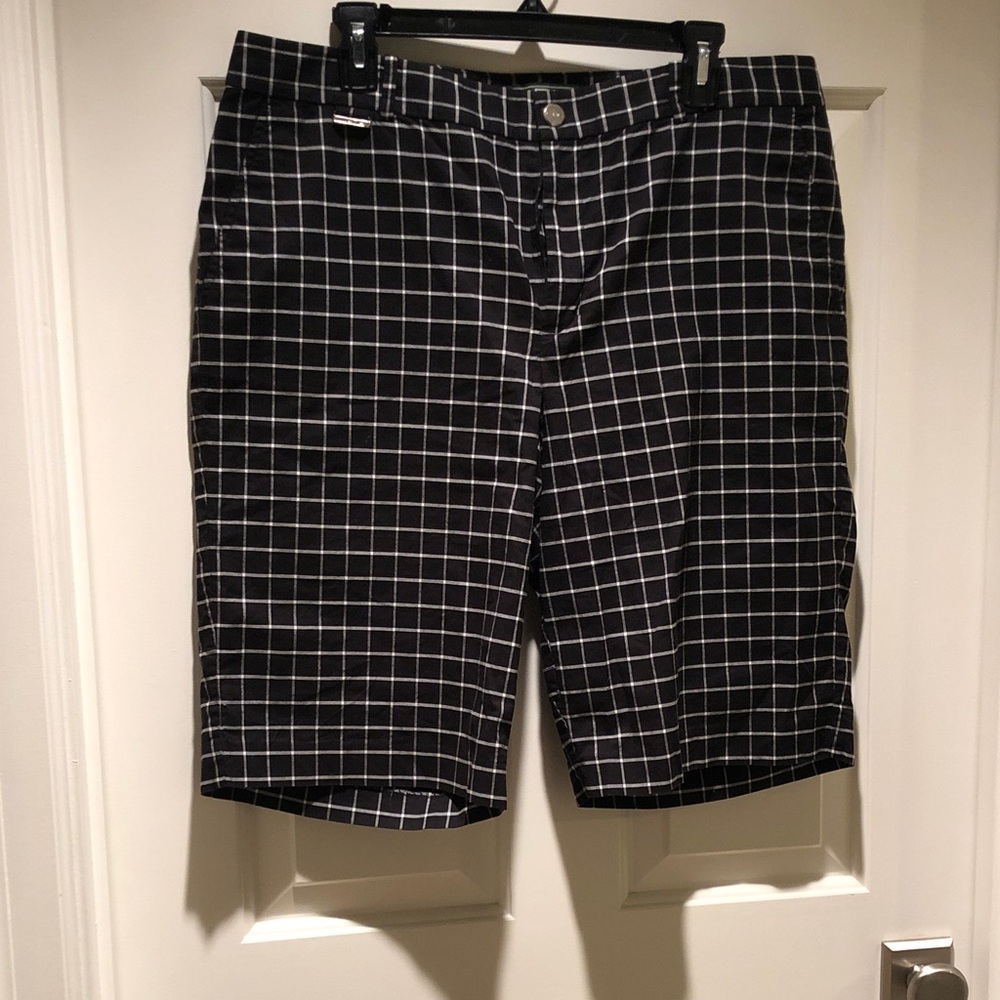 Ralph Lauren Black and White Grid women’s Shorts